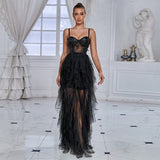 Spring Summer Women Clothing Sexy Dress Butterfly Sequin Stitching Mesh Evening Dress ¨C Shop Now!