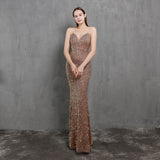 Heavy Craft Colorful Sequin Socialite Gathering Party Evening Dress Sexy Long Slimming Toast Dress Bride