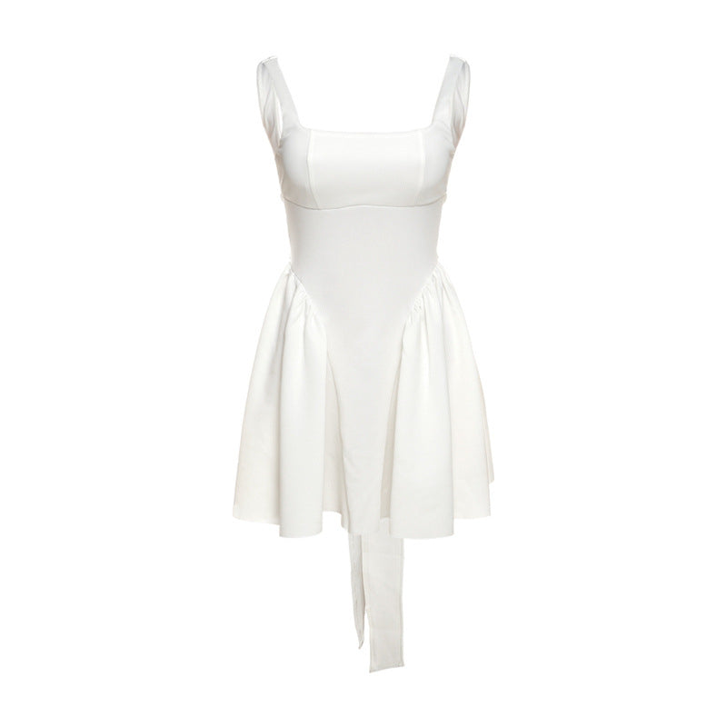Summer Women Sexy Backless Lace up Bow Evening Dress ¨C Elegant and Stylish