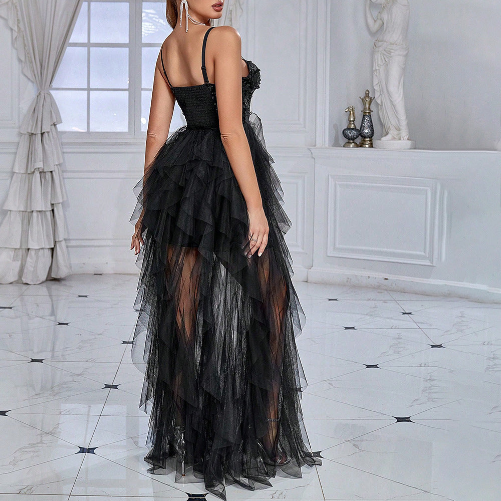 Spring Summer Women Clothing Sexy Dress Butterfly Sequin Stitching Mesh Evening Dress ¨C Shop Now!