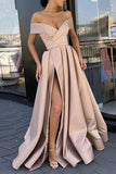 Elegant Formal Solid Slit V Neck Evening Dress Dresses(12 Colors)