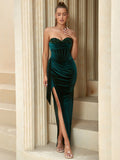 Elegant Sexy Sleeveless High Waist Party Annual Party Party Evening Dress Yama