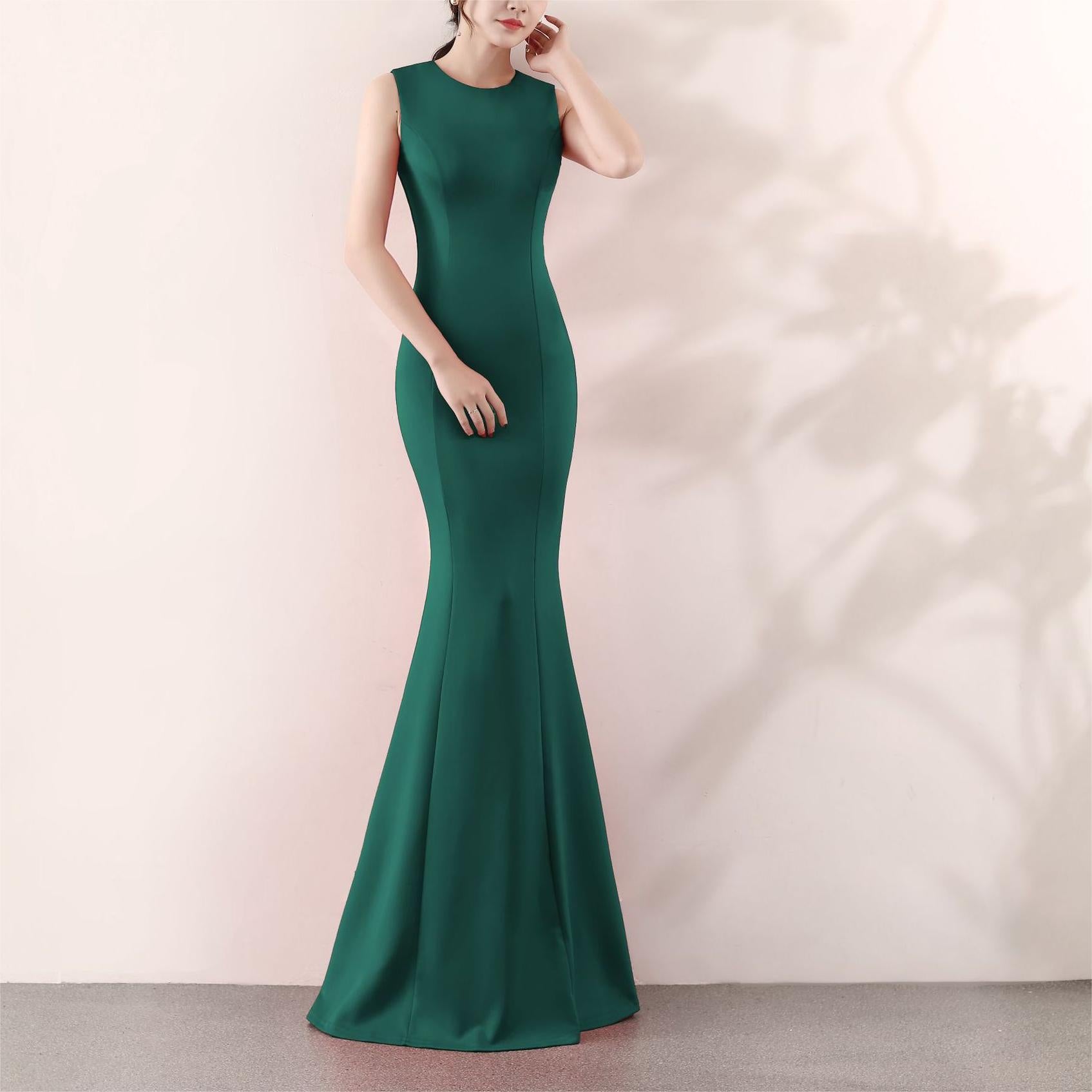 Toast Dress Bride Wedding Long Cocktail Elegant Fishtail Engagement Bridal Evening Dress Women ¨C Best Wedding Dress for Bride