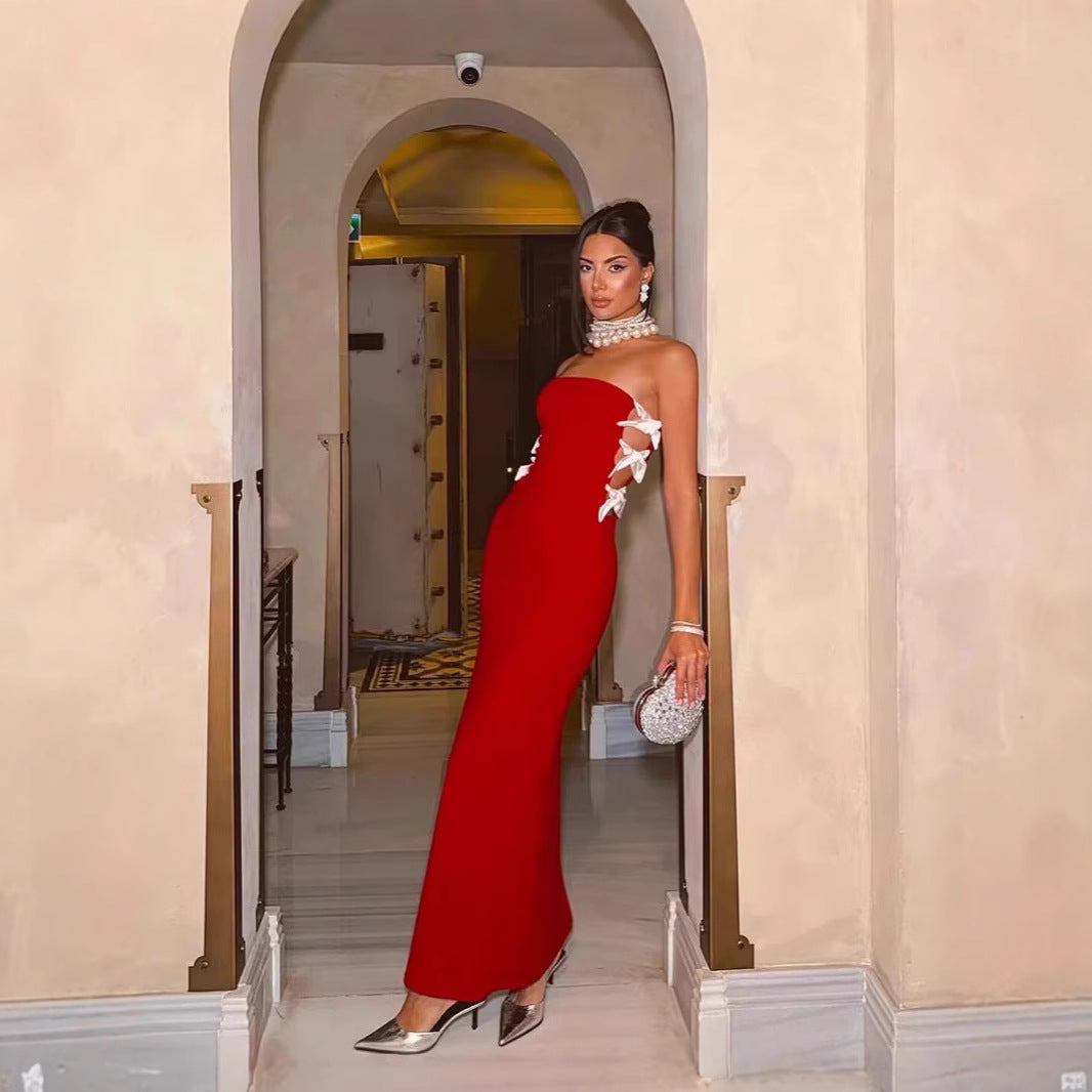 High Slit Sequin Long Dress Prom Dress