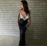 Sexy Deep-V Rhinestone Bandage Dress Prom Dress