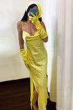 Crystal Lemon  Mulberry Silk Dress