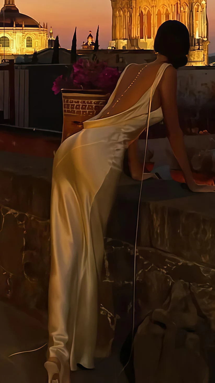 Sexy Backless Satin Sheath Prom Dress Long Evening Dress Y8280