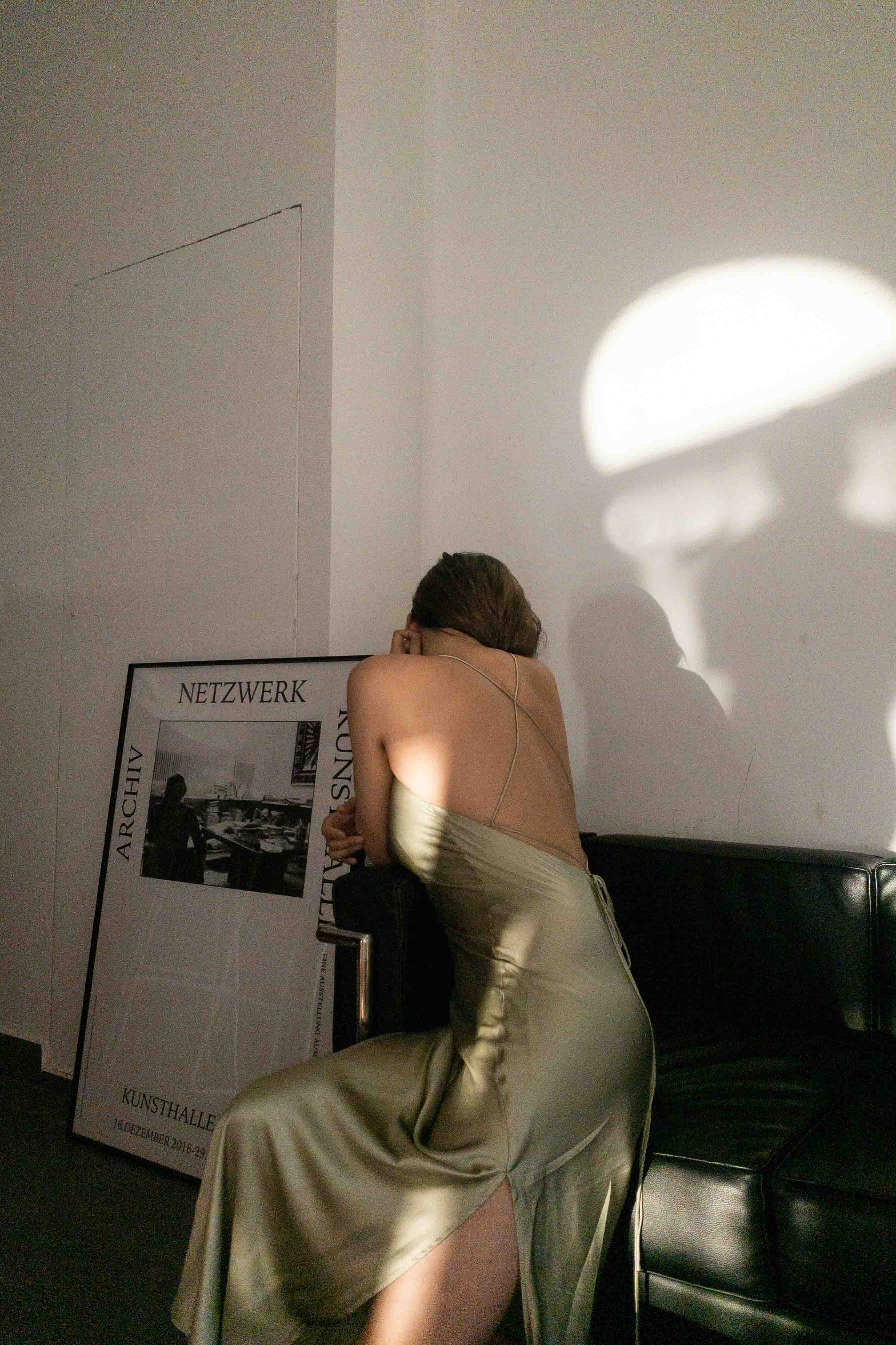 Dark Blue Crystal Slip Dress