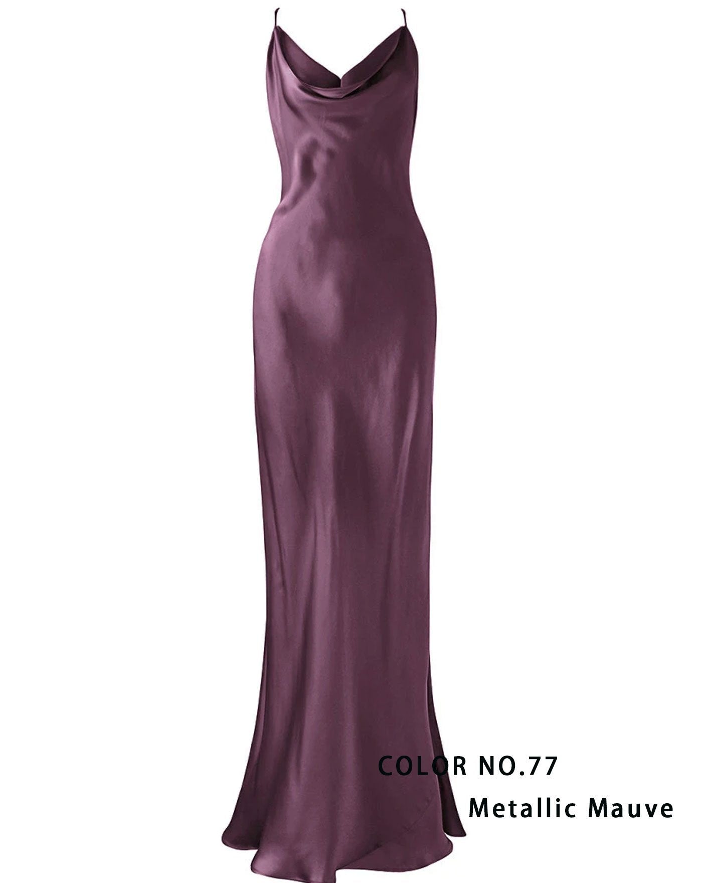 Crystal Mulberry Silk Gown
