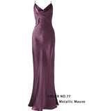 Crystal Mulberry Silk Gown