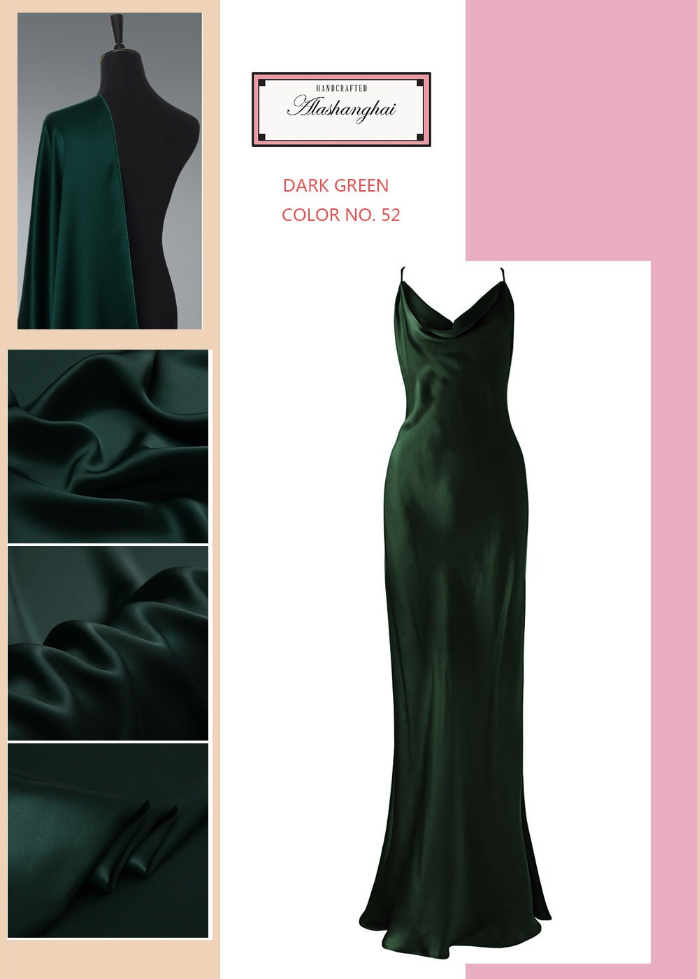 Crystal Mulberry Silk Gown