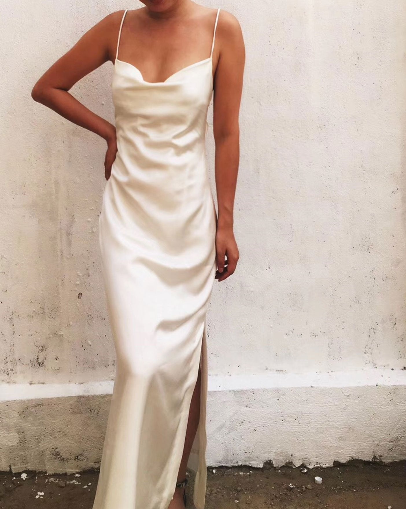 Crystal Mulberry Silk Gown