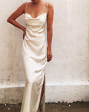 Crystal Mulberry Silk Gown