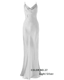 Crystal Mulberry Silk Gown