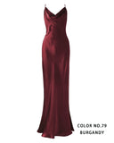 Crystal Mulberry Silk Gown