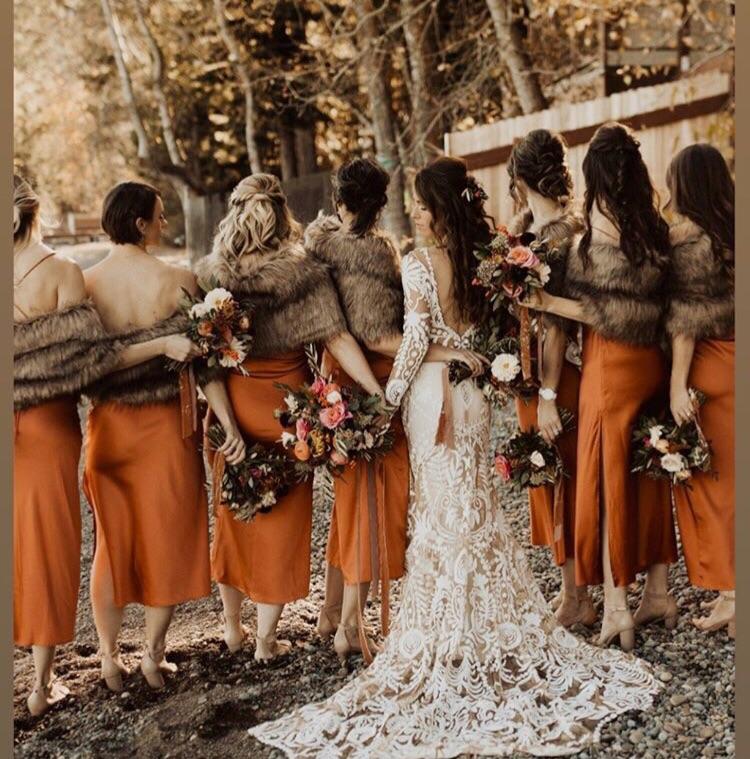 Draped Bronze Backless Mulberry Silk Cowl Neck Slip Dress