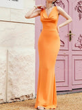 Women's Summer Sexy Slim Fit Cocktail Evening Dress with High Elasticity and Lace-Up Back