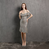 V Neck Little Evening Dress ¨C Elegant Short Socialite Nightclub Women's Party Dress
