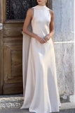 Celebrities Elegant Solid Patchwork O Neck Evening Dress