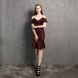 V Neck Little Evening Dress ¨C Elegant Short Socialite Nightclub Women's Party Dress