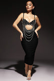 Stylish Black & White Lace Party Dress Prom Dress