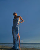 Crystal Mulberry Silk Gown