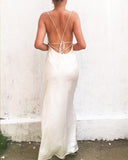 Crystal Mulberry Silk Gown