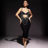 Stylish Black & White Lace Party Dress Prom Dress