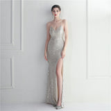 Nightclubs Dinner Ceremony Performance Evening Dress with Crisscross Elegance