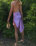 Gia Asymmetrical Backless Dress