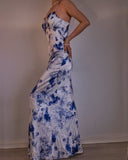 Ink Bamboo Hadiya Mulberry Silk Long dress