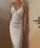 Ink Bamboo Hadiya Mulberry Silk Long dress